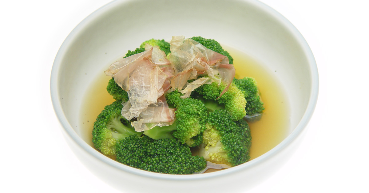 Boiled Broccoli Kombu Seaweed Recipes Kurakon Foods Corporation