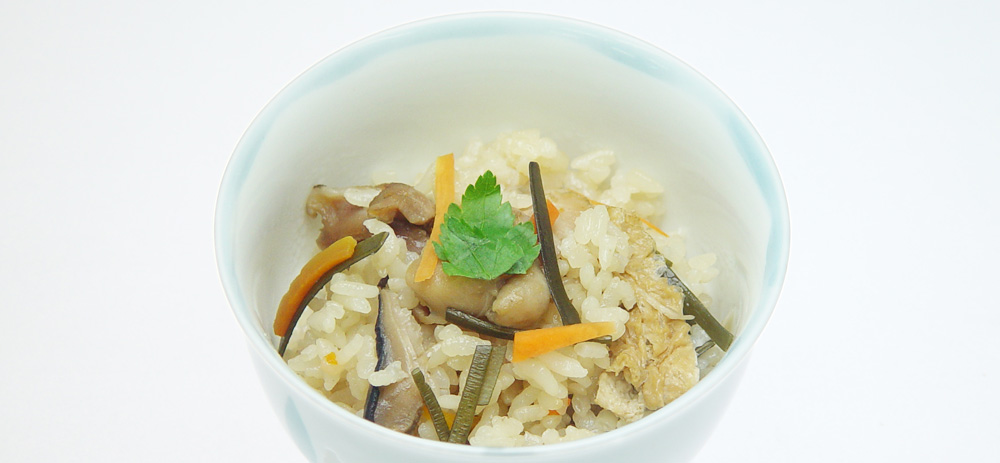 Wakame-Gohan (Seaweed Mixed Rice)