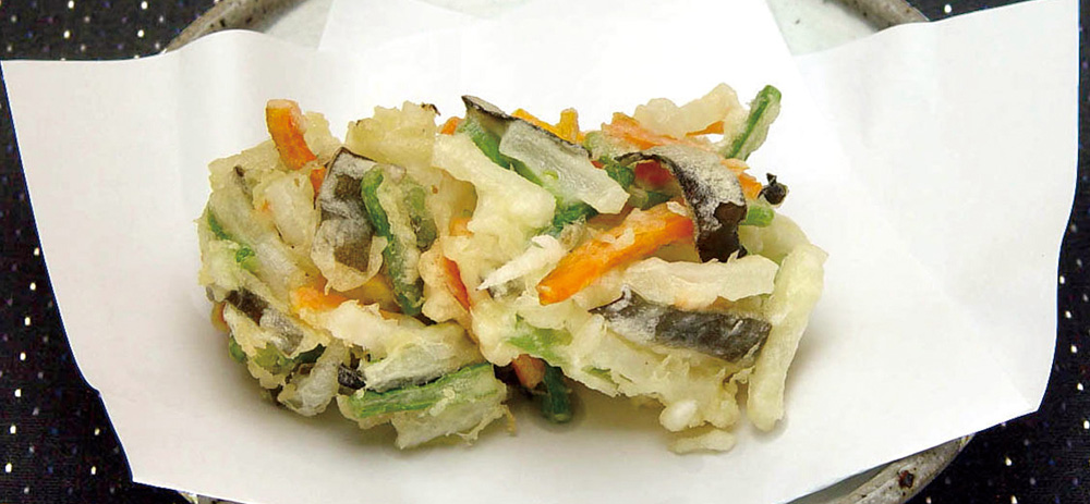 Kombu and Vegetable Tempura Fritter