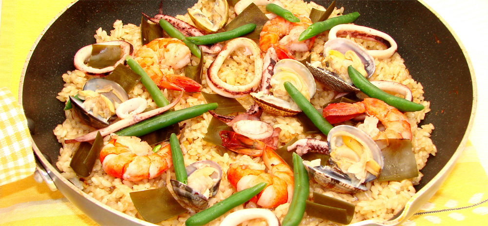 Seafood Kombu Paella